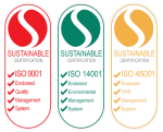 ISO 9001, 14001, and 45001 certified